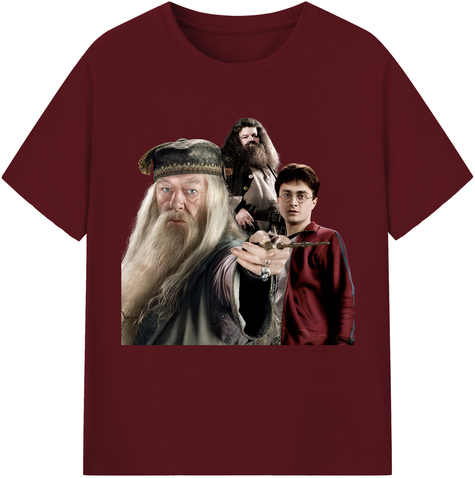 （画像用） Harry Potter ハリー・ポッターシリーズ 綿100％半袖Tシャツ（フロントプリント）